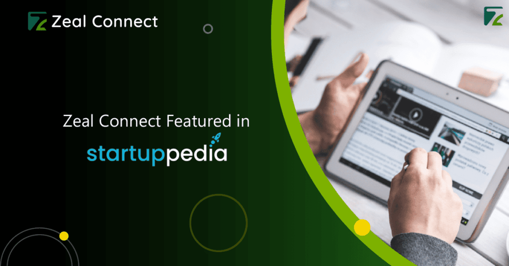Zeal Connect featured in Startup Pedia
