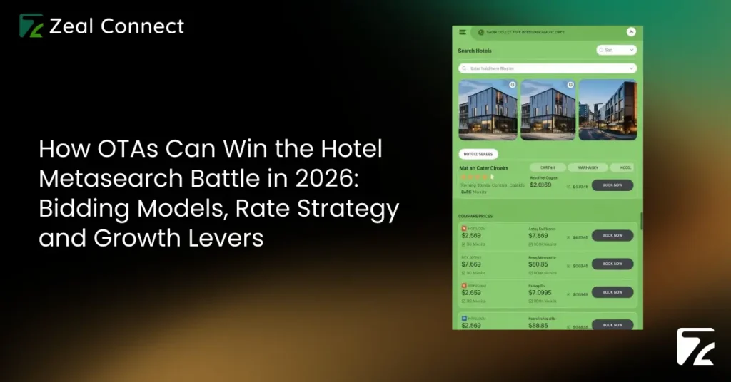 How OTAs Can Win the Hotel Metasearch Battle in 2026 Bidding Models, Rate Strategy and Growth Levers-Zeal Connect