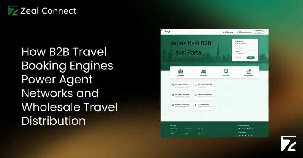 How B2B Travel Booking Engines Power Agent Networks and Wholesale Travel Distribution-Zeal Connect