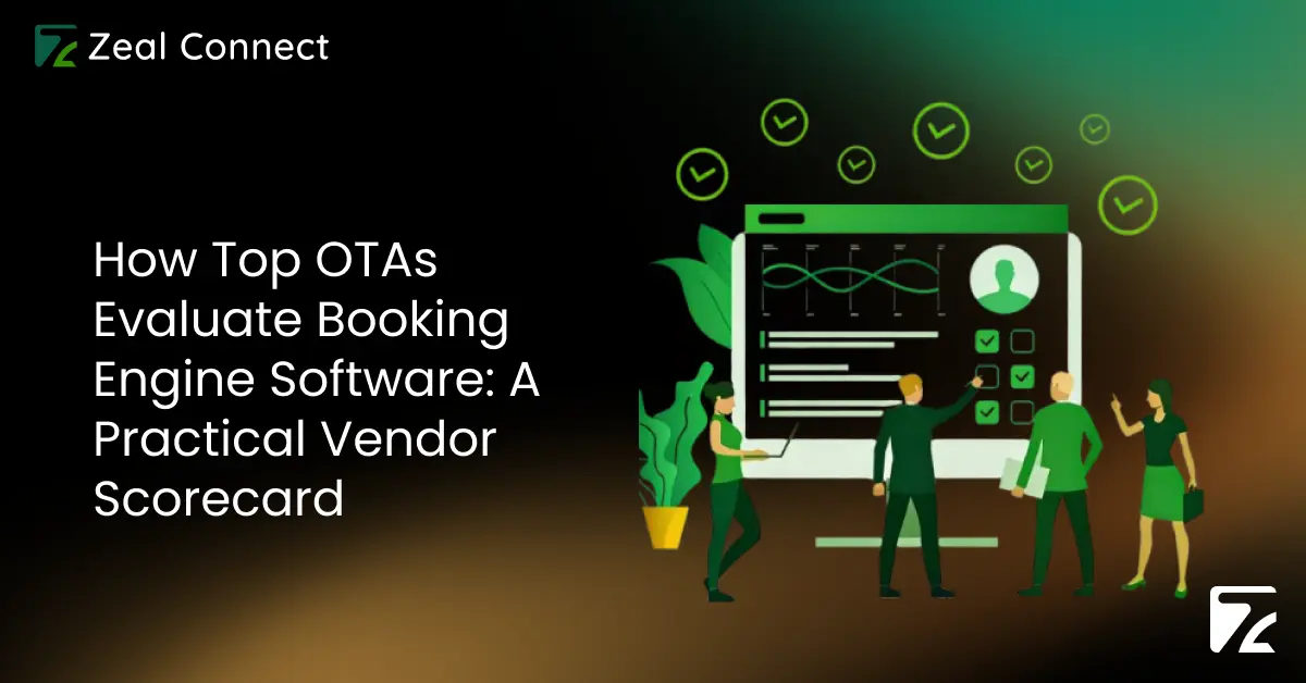 How Top OTAs Evaluate Booking Engine Software_ A Practical Vendor Scorecard -Zeal Connect