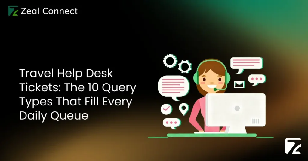 Travel Help Desk Tickets_ The 10 Query Types That Fill Every Daily Queue-Zeal Connect