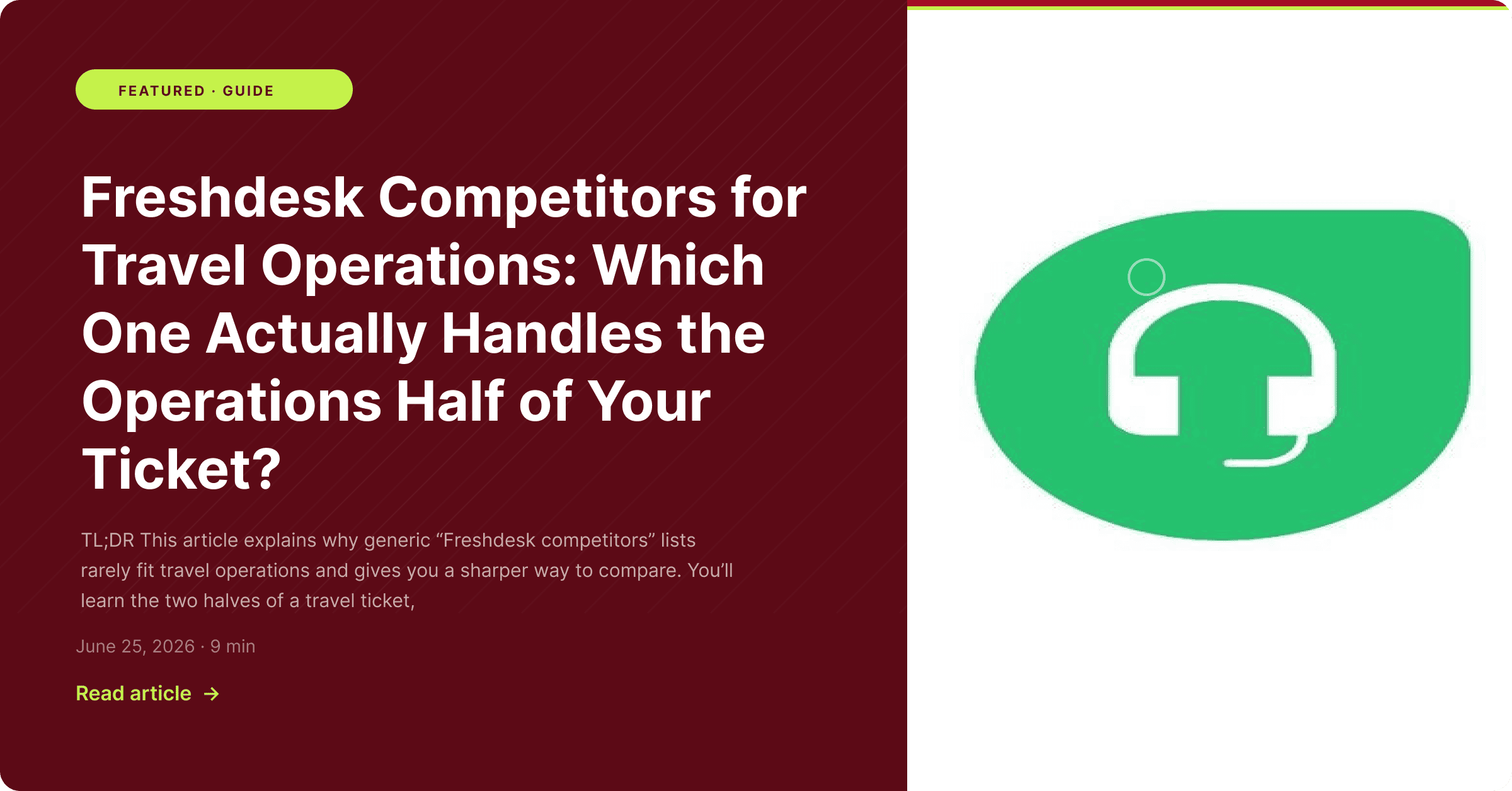 Freshdesk Competitors for Travel Operations_ Which One Actually Handles the Operations Half of Your Ticket_-Zeal Connect
