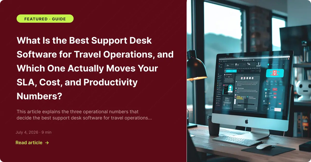 What Is the Best Support Desk Software for Travel Operations, and Which One Actually Moves Your SLA, Cost, and Productivity Numbers - Zeal Connect